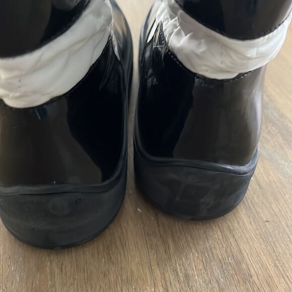 Aquatalia By Marvin K. Kali Patent Leather Boot Black Women Size 9 - Picture 8 of 10